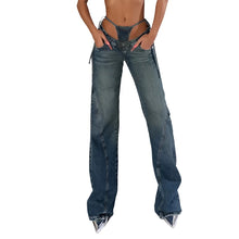 Load image into Gallery viewer, Hollow Out Denim Pants
