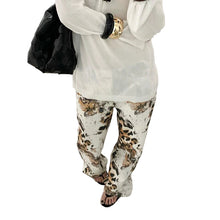 Load image into Gallery viewer, Leopard Print Wide Leg Jeans-Modern Baby Las Vegas
