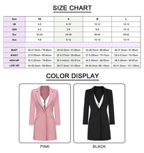 Load image into Gallery viewer, Crystal Rope Backless Blazer Dress
