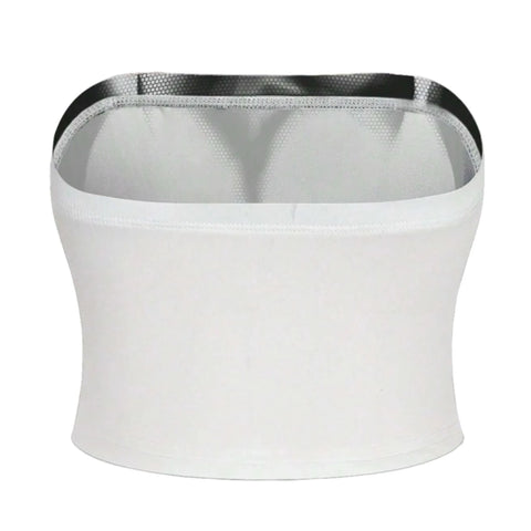 Figure Printed Graphic Tube Top-Modern Baby Las Vegas