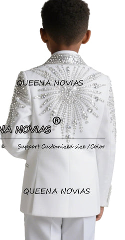 Crystal Beaded Sunburst Tuxedo