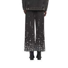 Load image into Gallery viewer, Black Ash Denim Crystal Denim Jeans
