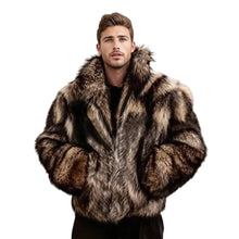 Load image into Gallery viewer, Luxe Brown Fur Coat
