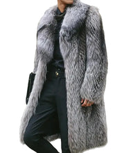 Load image into Gallery viewer, Silver Faux  Fur Coat
