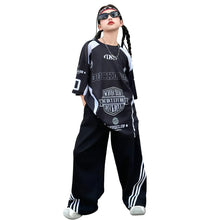 Load image into Gallery viewer, Striped Patch Letter Pant Set
