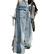 Load image into Gallery viewer, Wide Pocket Denim Jeans
