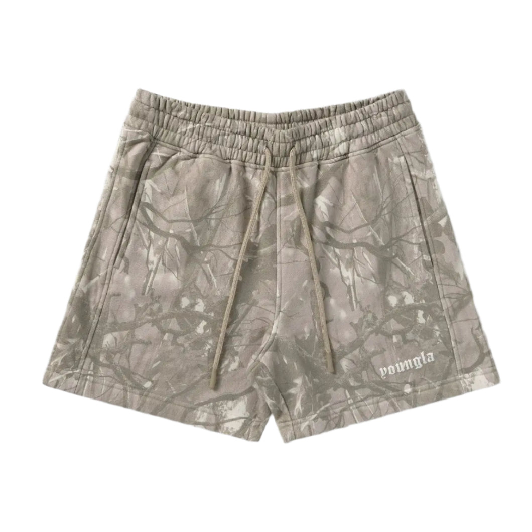 Branch Print Shorts