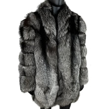 Load image into Gallery viewer, Silver Fur Coat
