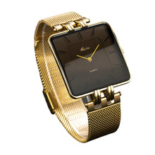 Load image into Gallery viewer, Gold Square Wristwatch
