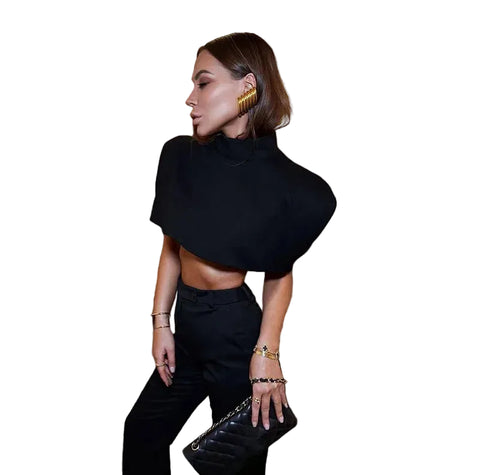 Classy Cropped Shawl