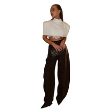 Load image into Gallery viewer, Cropped Shawl Top
