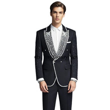 Load image into Gallery viewer, Black Crystal Tuxedo
