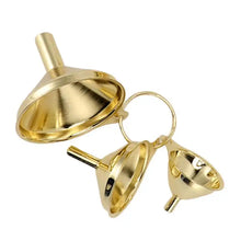 Load image into Gallery viewer, Gold Stainless Steel Funnel Set
