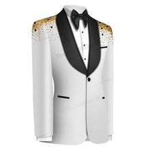 Load image into Gallery viewer, Luxury Satin Beaded Shoulder Tuxedo
