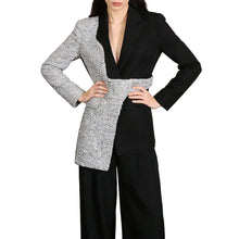 Load image into Gallery viewer, Colorblock Spliced Pocket Chic Jacket
