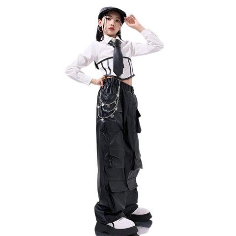 Corset Lined Top And Leather Pant Set-Modern Baby Las Vegas