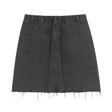 Load image into Gallery viewer, Black Rivet Denim Skirt-Modern Baby Las Vegas
