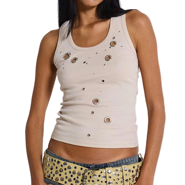 Metal Circle Tank Top