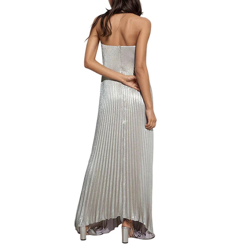 Pleated Strapless Dress-Modern Baby Las Vegas