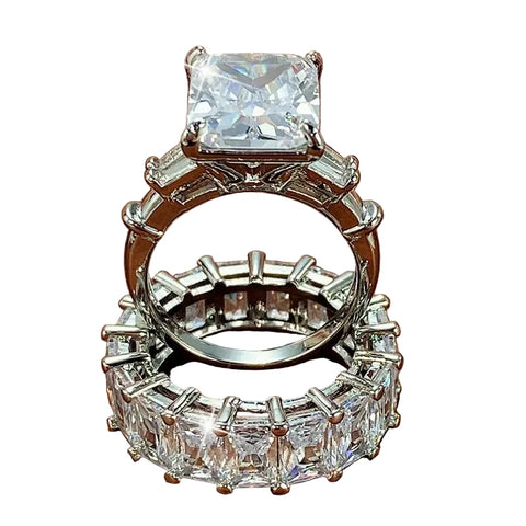Cubic Zirconia Ring Set