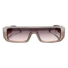 Load image into Gallery viewer, Luxury Rectangular Gold Accent Sunglasses
