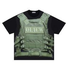 Load image into Gallery viewer, Green Vest Print T-Shirt
