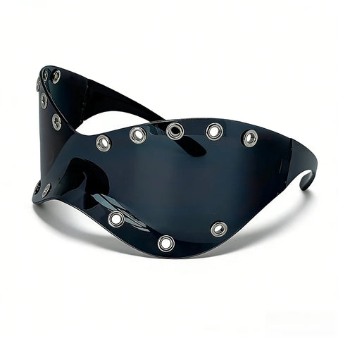 Y2K Punk Futuristic Grommet Sunglasses