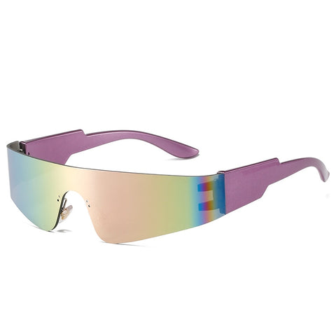 Y2K Rimless Punk Sunglasses-Modern Baby Las Vegas