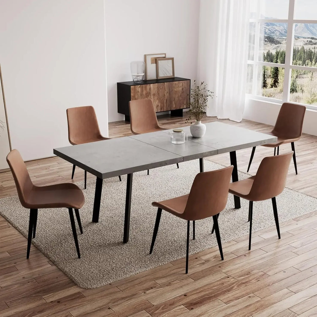 7 Piece Modern Dining Set