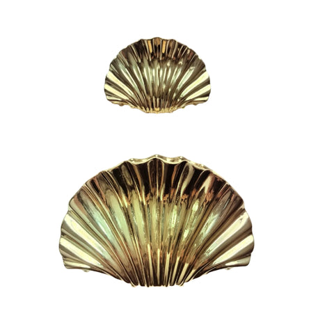 Gold Metal Shell Hair Claws-Modern Baby Las Vegas