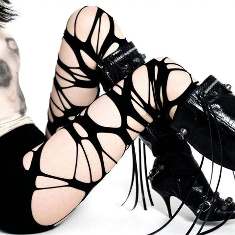 Hollow Out Stockings-Modern Baby Las Vegas