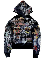 Load image into Gallery viewer, Punk Graffiti Print Jacket
