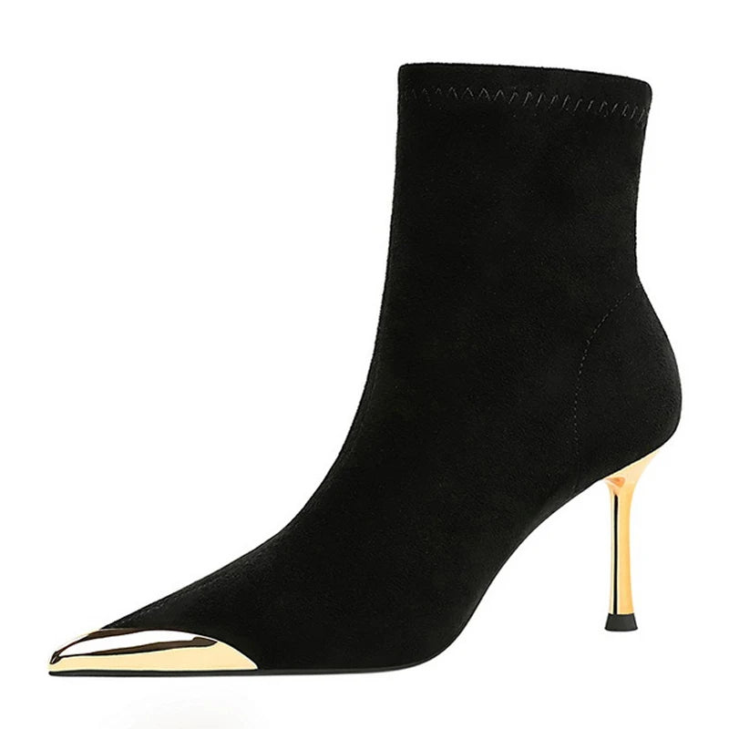 Gold Accent Boots