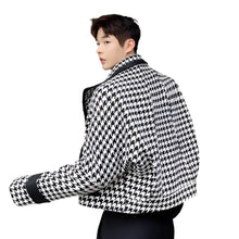 Load image into Gallery viewer, Houndstooth Patch Jacket
