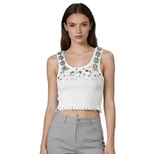 Load image into Gallery viewer, Crystal Strap Tank Top
