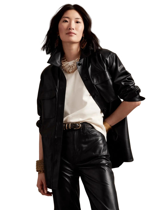 Leather Jacket Top-Modern Baby Las Vegas