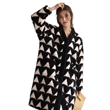 Load image into Gallery viewer, Plush Triangle Print Pajamas
