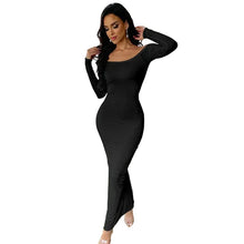 Load image into Gallery viewer, Off The Shoulder Backless Maxi Dress
