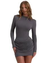 Load image into Gallery viewer, Ruched Mini Dress
