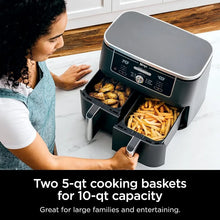 Load image into Gallery viewer, Ninja 10-Quart 6-in-1 Dual XL 2-Basket Air Fryer
