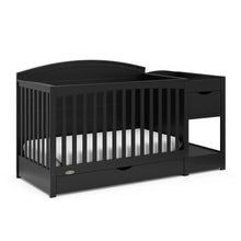 Load image into Gallery viewer, 5-in-1 Convertible Crib with Drawer
