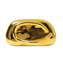 Load image into Gallery viewer, Gold Metallic Clutch Bag
