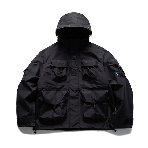 Multi-Pocket Waterproof Windbreaker Jacket-Modern Baby Las Vegas