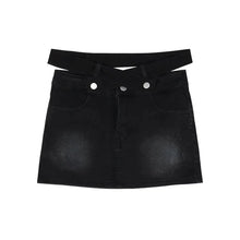 Load image into Gallery viewer, Hollow Out Denim SKirt
