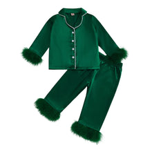 Load image into Gallery viewer, Fuzzy Christmas Pajama Set

