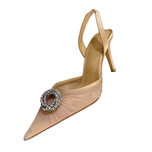 Load image into Gallery viewer, Pointed Shiny Mesh Sandals
