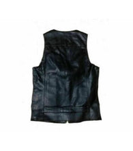 Load image into Gallery viewer, Pocket Buckle Leather Vest
