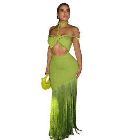 Robe Fringe Dress-Modern Baby Las Vegas