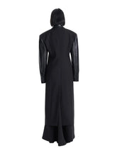 Load image into Gallery viewer, Patch Leather Trench Coat
