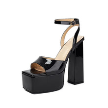 Load image into Gallery viewer, Square Toe Thick Platform Sandals
